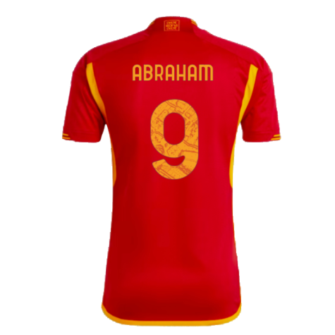 2023-2024 AS Roma Home Shirt (ABRAHAM 9)