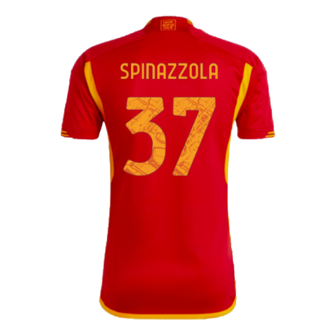 2023-2024 AS Roma Home Shirt (SPINAZZOLA 37)