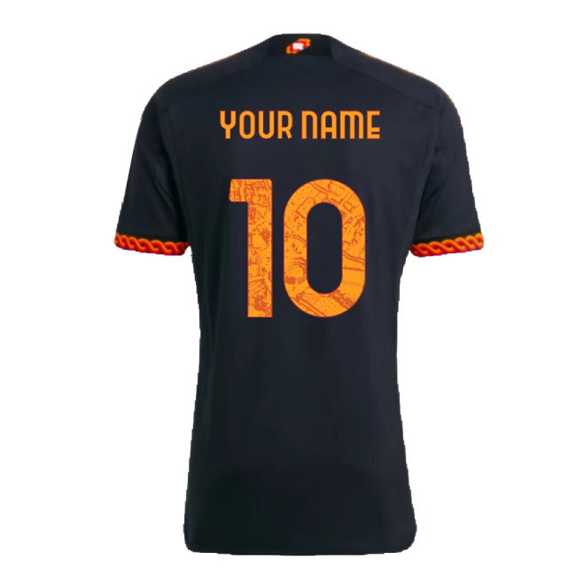 2023-2024 AS Roma Third Shirt (Your Name)