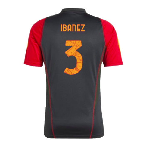 2023-2024 AS Roma Training Shirt (Black) (IBANEZ 3)