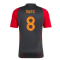 2023-2024 AS Roma Training Shirt (Black) (MATIC 8)