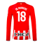 2023-2024 Athletic Bilbao Long Sleeve Home Shirt (De Marcos 18)