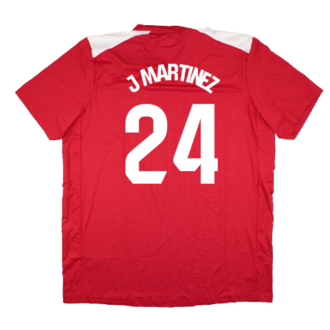 2023-2024 Athletic Bilbao Matchday Home T-Shirt (Red) (J Martinez 24)