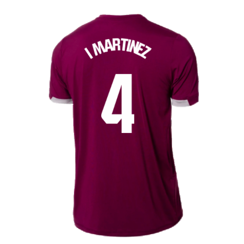 2023-2024 Athletic Bilbao Training Shirt (Magenta) (I Martinez 4)