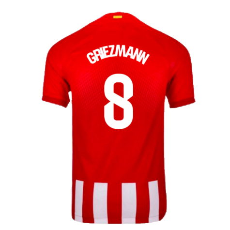 2023-2024 Atletico Madrid Home Shirt (Griezmann 8)