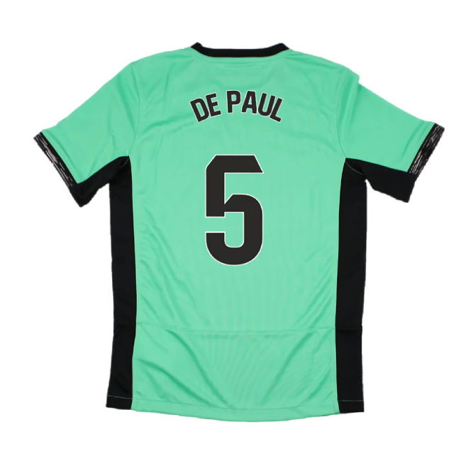 2023-2024 Atletico Madrid Third Shirt (Kids) (De Paul 5)