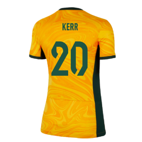 2023-2024 Australia WWC Home Shirt (Ladies) (Kerr 20)
