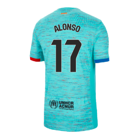 2023-2024 Barcelona Authentic Third Shirt (Alonso 17)