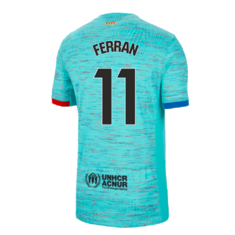 2023-2024 Barcelona Authentic Third Shirt (Ferran 11)