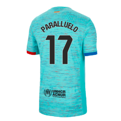 2023-2024 Barcelona Authentic Third Shirt (Paralluelo 17)