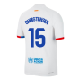 2023-2024 Barcelona Away Authentic Away Shirt (Christensen 15)