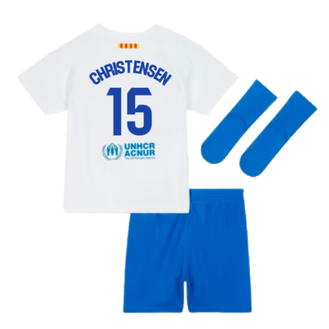 2023-2024 Barcelona Away Baby Kit (Christensen 15)