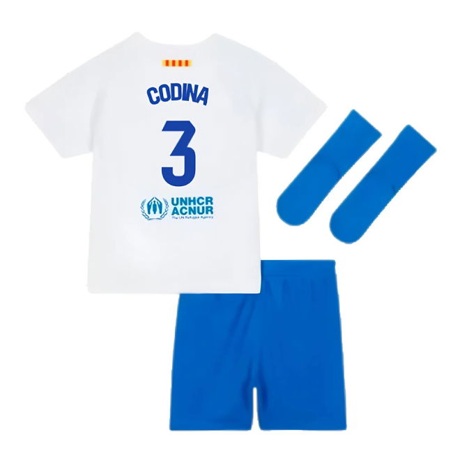 2023-2024 Barcelona Away Baby Kit (Codina 3)