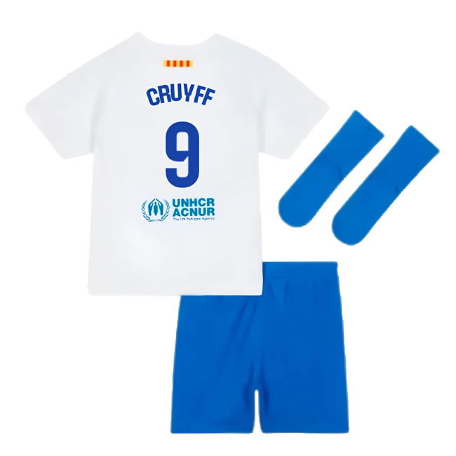 2023-2024 Barcelona Away Baby Kit (Cruyff 9)