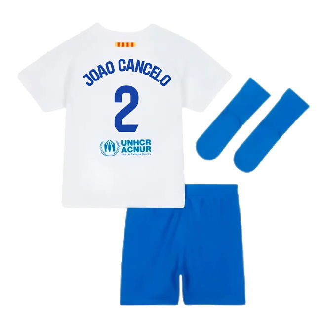 2023-2024 Barcelona Away Baby Kit (Joao Cancelo 2)
