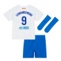 2023-2024 Barcelona Away Baby Kit (Lewandowski 9)