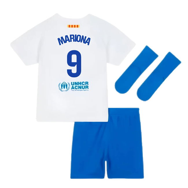 2023-2024 Barcelona Away Baby Kit (Mariona 9)