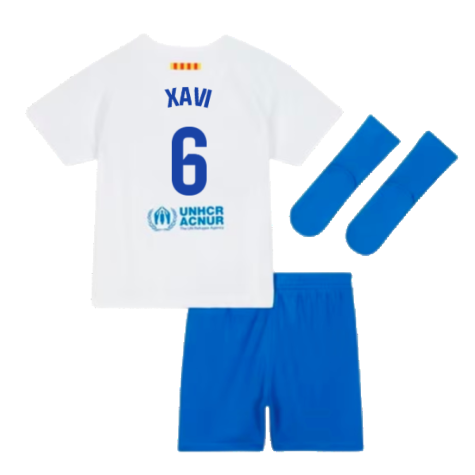 2023-2024 Barcelona Away Baby Kit (Xavi 6)