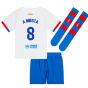 2023-2024 Barcelona Away Little Boys Mini Kit (A Iniesta 8)