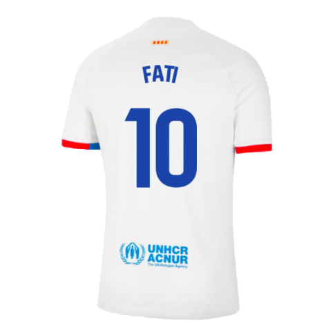 2023-2024 Barcelona Away Shirt (Fati 10)