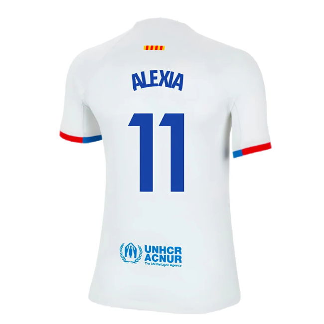 2023-2024 Barcelona Away Shirt (Kids) (Alexia 11)