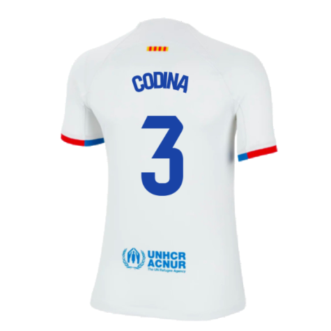 2023-2024 Barcelona Away Shirt (Kids) (Codina 3)