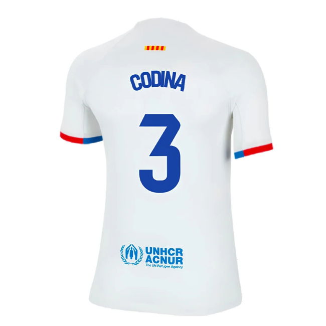 2023-2024 Barcelona Away Shirt (Kids) (Codina 3)