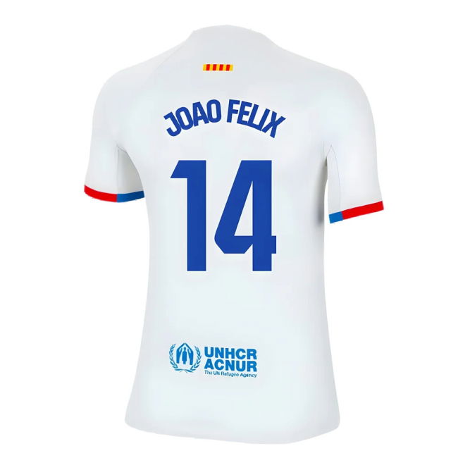 2023-2024 Barcelona Away Shirt (Kids) (Joao Felix 14)