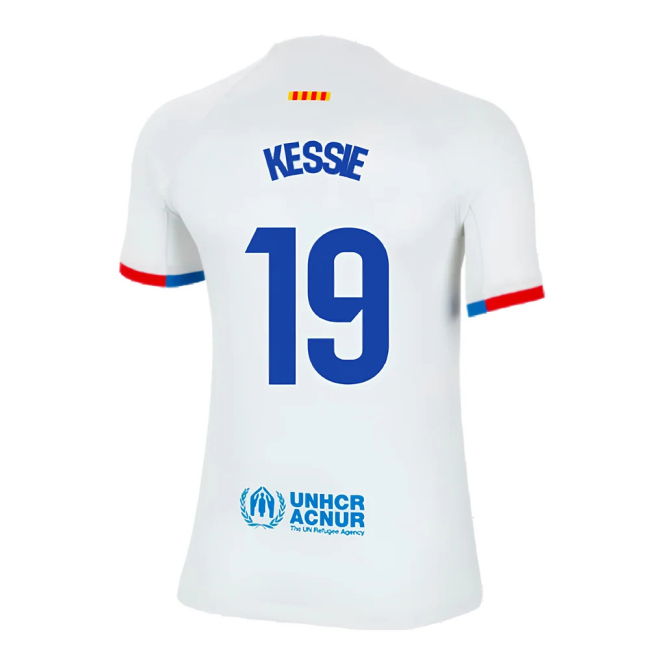 2023-2024 Barcelona Away Shirt (Kids) (Kessie 19)