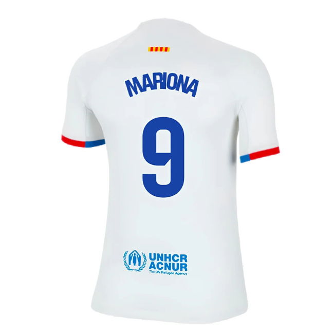 2023-2024 Barcelona Away Shirt (Kids) (Mariona 9)