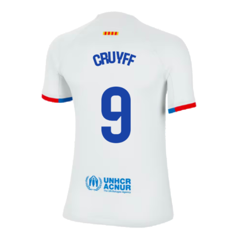 2023-2024 Barcelona Away Shirt (Ladies) (Cruyff 9)