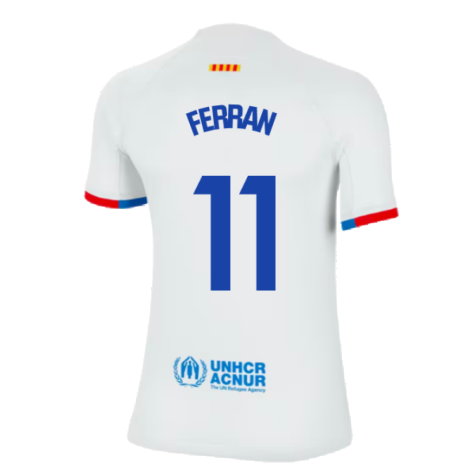 2023-2024 Barcelona Away Shirt (Ladies) (Ferran 11)