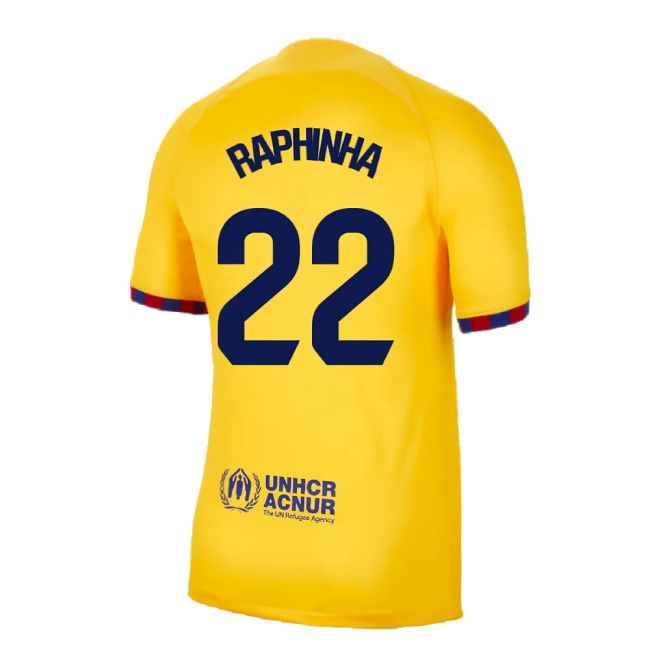 2023-2024 Barcelona Fourth Shirt (Raphinha 22)