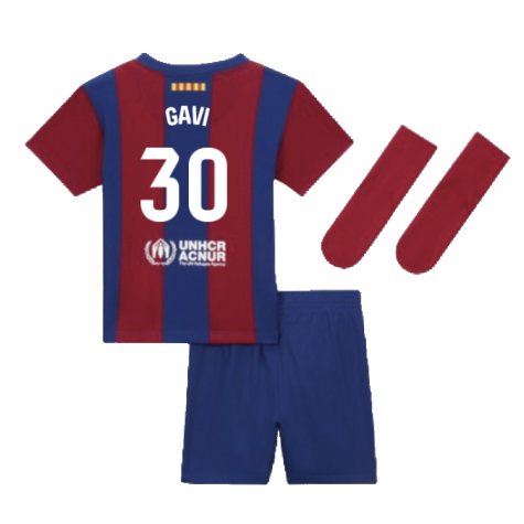 2023-2024 Barcelona Home Infant Baby Kit (Gavi 30)