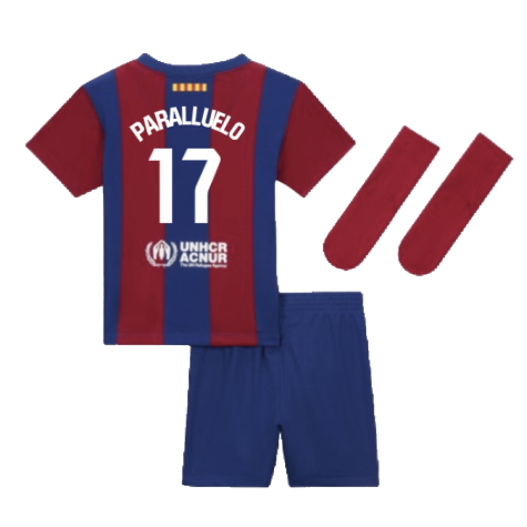 2023-2024 Barcelona Home Infant Baby Kit (Paralluelo 17)