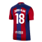 2023-2024 Barcelona Home Shirt (Jordi Alba 18)
