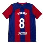 2023-2024 Barcelona Home Shirt (Kids) (A Iniesta 8)