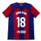 2023-2024 Barcelona Home Shirt (Kids) (Jordi Alba 18)