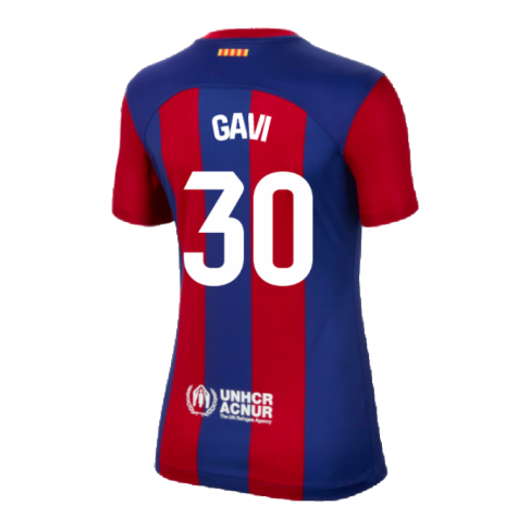 2023-2024 Barcelona Home Shirt (Ladies) (Gavi 30)