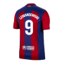 2023-2024 Barcelona Home Shirt (Lewandowski 9)