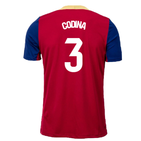 2023-2024 Barcelona Strike Training Shirt (Red) (Codina 3)