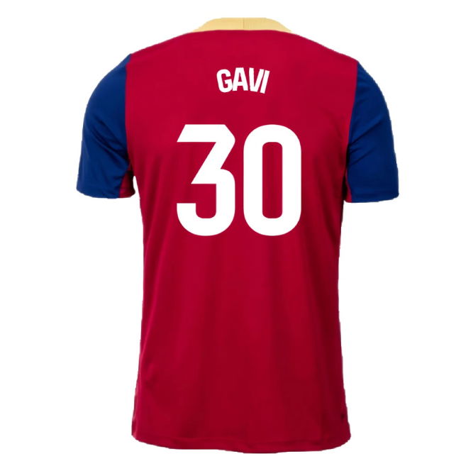 2023-2024 Barcelona Strike Training Shirt (Red) (Gavi 30)