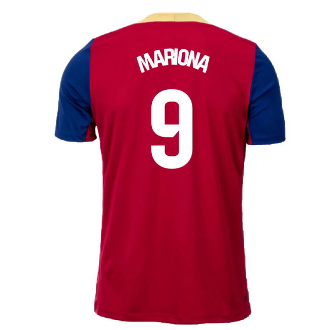 2023-2024 Barcelona Strike Training Shirt (Red) (Mariona 9)
