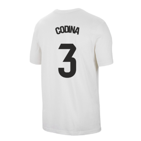 2023-2024 Barcelona Swoosh Club Tee (White) (Codina 3)