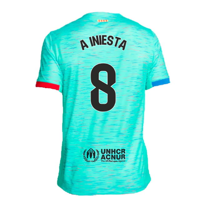 2023-2024 Barcelona Third Shirt (A Iniesta 8)