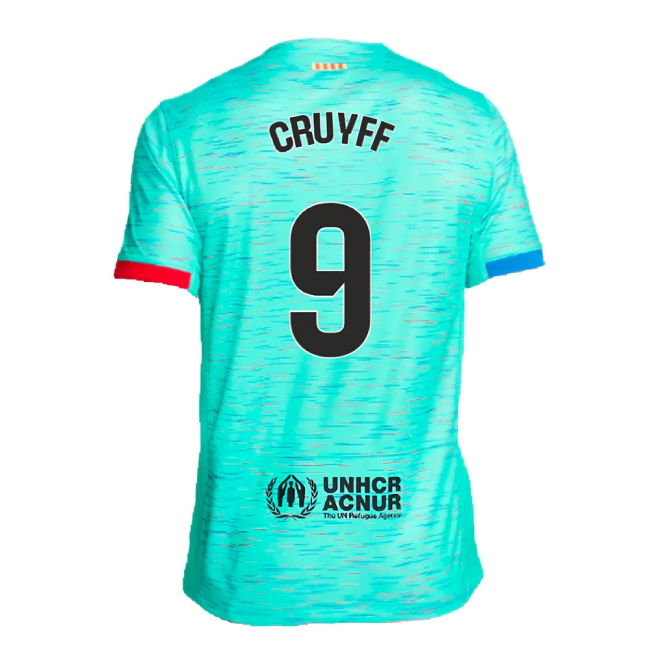 2023-2024 Barcelona Third Shirt (Cruyff 9)