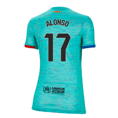 2023-2024 Barcelona Third Shirt (Ladies) (Alonso 17)
