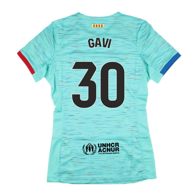 2023-2024 Barcelona Third Shirt (Womens) (Gavi 30)