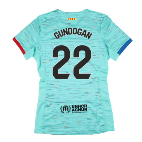 2023-2024 Barcelona Third Shirt (Womens) (Gundogan 22)