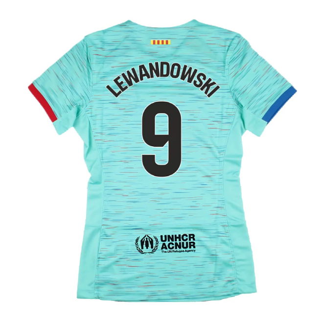 2023-2024 Barcelona Third Shirt (Womens) (Lewandowski 9)